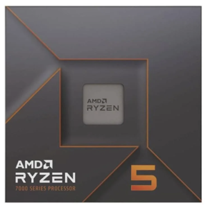 AMD 7000 Series Ryzen 5 7600X Desktop Processor 6 cores 12 Threads 38 MB Cache 4.7 GHz Upto 5.3 GHz AM5 Socket (100-100000593WOF)